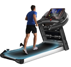 Lớn gấp trong nhà hấp thụ sốc Máy chạy bộ im lặng thiết bị tập thể dục Máy chạy bộ thương mại nhỏ Mô hình nhà cho phòng tập thể dục nam - Product Image 1