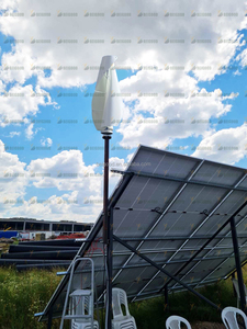 Éolienne verticale compacte 500W 1KW 5KW 10KW, énergie renouvelable naturelle gratuite, système hybride BGFS500-10000 Kit BGFS BGFS500-1 - Product Image 2
