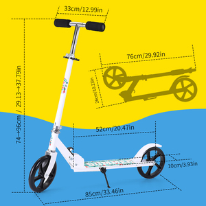สกู๊ตเตอร์พับได้ปรับระดับได้สำหรับเด็ก ลดราคาพิเศษ - Product Image 2