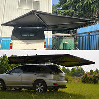 Tente de Toit pour Voiture, Auvent Latéral de Voiture 270 Degrés, Rayon 2.0m, Tissu Oxford 600D, pour Camping Tout-Terrain, Vente en Gros