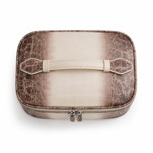 Premium PU Leather Women's Bag Gradient-effect Crocodile Texture Top-Handle Tote Bag Stylish <b>Makeup</b> Storage Handbag - Product Image 5