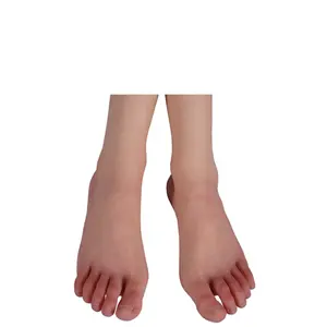 Nail Practice Foot Child Mannequin Feet Simulation Silicone Foot