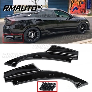 ชุดแต่งสปอยเลอร์คาร์บอนไฟเบอร์สำหรับกันชนหลังรถยนต์ 2 ชิ้น สำหรับ Honda Civic ปี 2016-2018 - Product Image 1