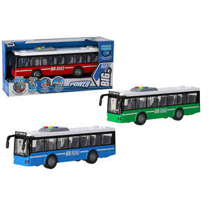 Bus à friction avec lumières et sons variés - Product Image 1