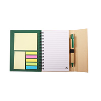 Carnet de poche en cuir à couverture rigide avec reliure cousue pour usage professionnel et publicité personnalisée