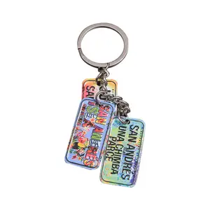 Personalized keychain signage custom key pendant decoration small sign advertising promotional gifts