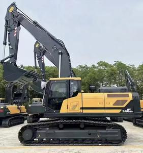 Excavadora de cadenas grande HX340HD de 34 toneladas, excavadora hidráulica de servicio pesado para trabajos de minería y movimiento de tierras. - Product Image 2