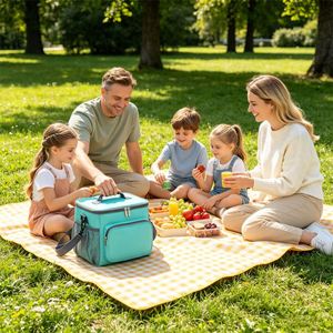 Bolsa de Picnic Aislada Personalizada al por Mayor, Ligera, de 310 g, con Asas, para Promociones y Actividades al Aire Libre - Product Image 6