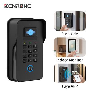 Videoportero de Pared para Exteriores KENRONE con Caja para Llaves, Visión Nocturna IR HD 1080P, Intercomunicador de Audio Bidireccional para Alquileres Vacacionales - Product Image 1