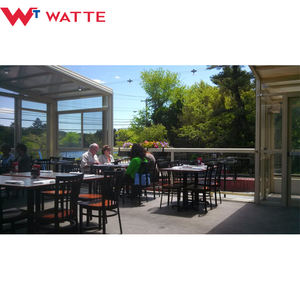 <span class=keywords><strong>Solarium</strong></span> rétractable en aluminium quatre saisons, terrasse extérieure panoramique, véranda <span class=keywords><strong>automatique</strong></span> à toit plat, serre en verre, enclos - Product Image 6