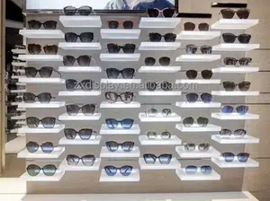 High End Fashion Eyewear Display For Branded Sunglasses Shop Optician Store Sunglasses Display