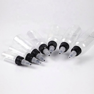 Empty Hair Oil Applicator/Sauce/pigment PET Plastic Bottle Squeeze Bottle Cap With Twist Lid <b>Long</b> <b>Nose</b> Pointed Plastic Cap - Product Image 6