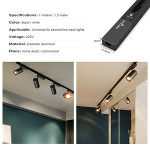 Installation facile 220V a mené l'épi léger <span class=keywords><strong>de</strong></span> voie <span class=keywords><strong>de</strong></span> tache 20w 30W la voie menée réglable <span class=keywords><strong>de</strong></span> <span class=keywords><strong>cuisine</strong></span> allume le <span class=keywords><strong>rail</strong></span> DALI a mené la lumière <span class=keywords><strong>de</strong></span> voie - Product Image 2