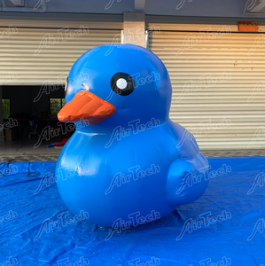आउटडोर कस्टम इंफ्लेटेबल प्रचार के लिए पशु कार्टून विशाल inflatable पीले या नीले बतख - Product Image 3