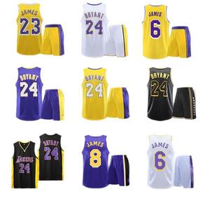 Maillots de basket-ball <span class=keywords><strong>Lakers</strong></span> pour 24 James 23 Durant Curry imprimés été unisexe adulte - Product Image 4
