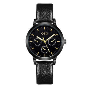 Montre à quartz sportive, tendance et étanche avec bracelet en cuir pour les étudiants qui prennent des examens - Product Image 4