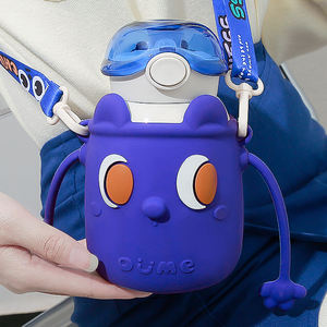 Regalos Novedosos <span class=keywords><strong>Kawaii</strong></span> para Niños y Niñas, Vaso Térmico de Acero Inoxidable 316 de 500 ml, Portátil, para Estudiantes, Niños, con Pajita - Product Image 6