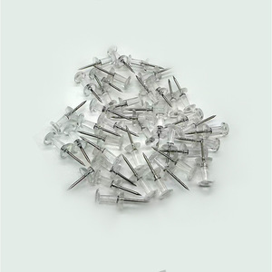 Clavijas Metálicas Transparentes en Forma de T de 11 mm de Largo para Tableros de Corcho, Arte y Tableros de Mensajes - Product Image 3