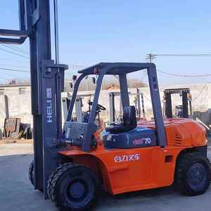 High Efficiency 7T Heli Used Forklifts Chinese Brand Diesel Forklift Liquefied Gas Pump Motor RoughTerrain Forklift - Product Image 5