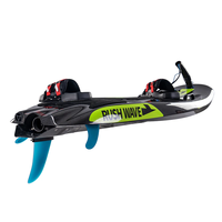 Nouvelle Planche de Surf à Essence en Fibre de Carbone 2026, Jet Board Motorisé Haute Vitesse 64KM/H 110CC pour Sports Nautiques Professionnels et Pêche