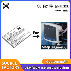 Batterie personnalisée pour équipement de diagnostic du sommeil compatible avec le moniteur de sommeil Lowenstein Scala Sonata, dispositif <span class=keywords><strong>médical</strong></span> OEM - Product Image 1