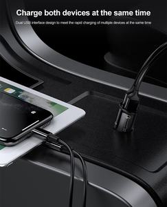 Mini chargeur de voiture intelligent haute vitesse 4.8A charge rapide adaptateur USB double port US Standard allume-cigare électrique téléphone portable - Product Image 3