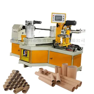 spiral parallel paper tube core winding production making machine