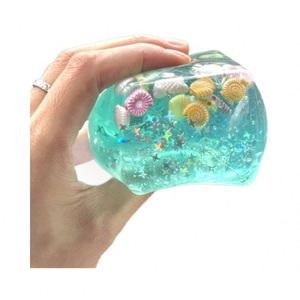 New-Style Island Seashell Maltose Candy Cubes <b>Squishy</b> Soft Stress Relief Gift for Kids and Adults Aged 5-7 Cool Ambiance - Product Image 1