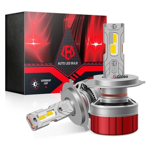 Ampoule de phare LED GICOO F10 haute puissance 160W 20000lm pour voiture, éclairage LED automobile H1 H3 H4 H7 H11 H13 9005 9006 6000K - Product Image 1