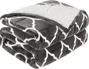 Nhà Sản Xuất Chuyên Nghiệp Tùy Chỉnh In Flannel Lông Cừu Ném Chăn Hai Lớp <span class=keywords><strong>Micro</strong></span> Sang Trọng Sherpa Lông Cừu Chăn - Product Image 4