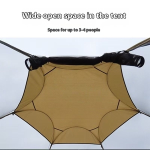 Bir yatak odası altı taraflı örgü tasarımı ile açık kamp ve toplama eğlence çadırı - Product Image 6