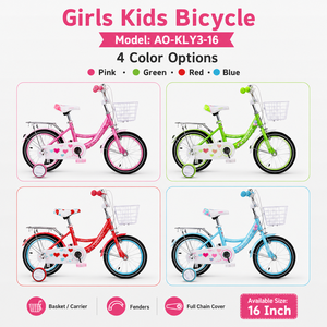 Vélo pour enfants Roues de 12 à 20 pouces Roues d'entraînement incluses Bicyclettes pour tout-petits et enfants Vélo pour garçons filles de 3 à 9 ans - Product Image 3