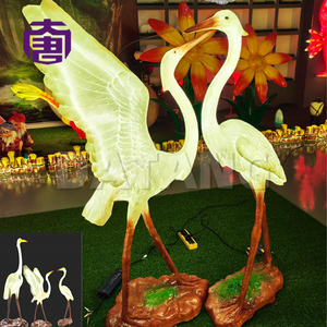 Lámpara Decorativa de Fibra de Vidrio con Forma de Garza Voladora, con Luz LED, Impermeable, para Jardín, Patio, Inmobiliarias y Paisajismo - Product Image 6