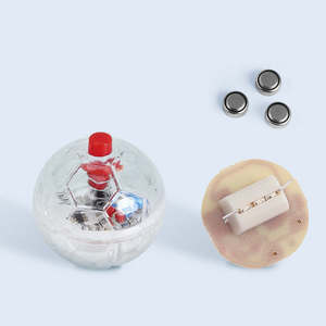 Juguete Interactivo Educativo para Gatos, Pelota LED Intermitente, de Plástico Ecológico Transparente, con Destello Automático - Product Image 1