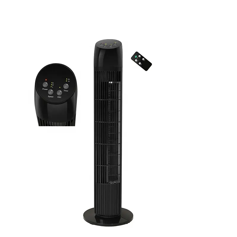 Wifi Funtion Elektrische Toren Koelventilator Led Display Ventilator Met Rempte Control Tuya App Control