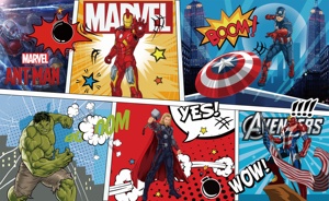 Decoración de Pared Interior Estilo Anime y Cómics, Papel Tapiz y Revestimiento de Pared Personalizado Impermeable para Dormitorio - Product Image 2