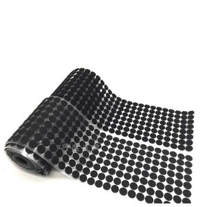 Kait perekat dan lingkaran persegi tikar lantai mobil tetap bantal Sofa kasa tirai injeksi hitam kait berbentuk pukulan Velcro - Product Image 4