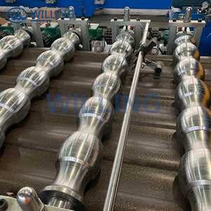 공장 건물 지붕 기계 롤 성형 기계 타일 벽 제작 프로파일 금속 시트 사용 - Product Image 2