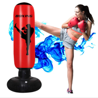 Sac de boxe gonflable en Pvc pour enfants et adultes, entraînement en plein air et en salle