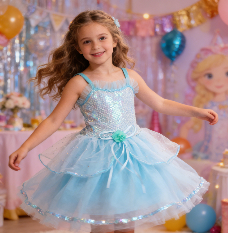 Fairy Stick Performance Costume Gold pink