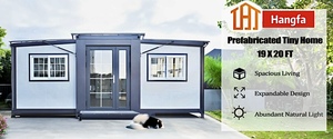 Pas cher Amazon Type 20 pieds 40 pieds préfabriqué luxe préfabriqué de haute qualité coupe-vent Hangfa extensible conteneur maison à vendre - Product Image 5