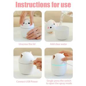 Mini Cute Air Humidifier Essential <b>Oil</b> Humidificadores Home Bedroom Aroma <b>Diffuser</b> Purifier Perfume Cool Mist Maker Umidificador - Product Image 3