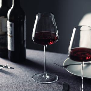 Verres à vin de <span class=keywords><strong>Bordeaux</strong></span> de forme unique, fond ondulé, cristal soufflé à la main, style italien, verres à vin rouge de Bourgogne en cristal - Product Image 6