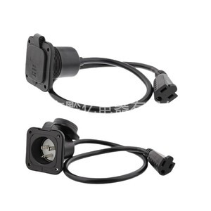 ปลั๊กกันน้ำ Nema 5-15p พร้อมเต้ารับ 125v 1 ช่อง Ip66 สำหรับใช้งานกลางแจ้ง วัสดุ ABS มาตรฐานการต่อสายดิน - Product Image 1