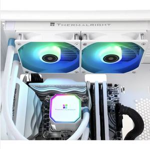 Cooling Fans Thermal Right <b>CPU</b> <b>Water</b> <b>Cooler</b> Frozen Prism 240 BLACK ARGB Fluid Bearing 16dBA Gaming Desktop PC Comp - Product Image 6