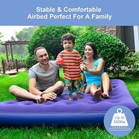Lit de voiture gonflable pour enfants pas cher matelas bleus lit pliant camping lits pneumatiques