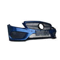 Untuk Bumper Depan Asli Mercedes-Benz Model Lama Populer C-Class W205 dengan Kit Grille Radiator Berkualitas Tinggi