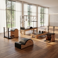 Ensemble d'entraînement Pilates portable et réglable, durable, MJD WCC22, Reformer en bois de chêne, Chaise Cadillac, Pack complet pour studio de gym