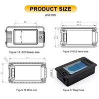 Medidor de Voltaje de 12V 0-200V 300A, Impedancia de Descarga, Resistencia Interna, Capacidad, Amperímetro, Analizador de Energía, Medidor de Energía de Batería de CC