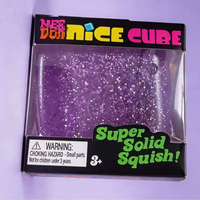 Entrepôt américain en stock |   Livraison en 3 à 7 jours. Nouveau cube moelleux scintillant Needohs, TPE hautement élastique, jouet anti-stress tendance et viral.